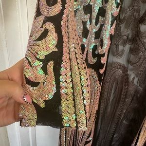 Southern fried chicks sequin duster